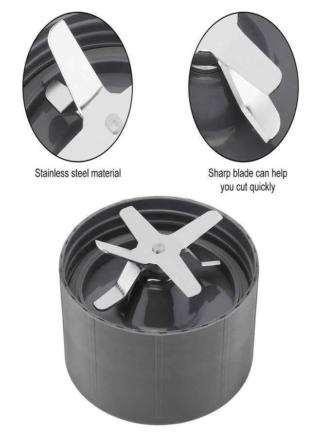 TQEONKL Blender Cups and Blade Replacement Parts, 32oz & 24oz Juicer Cups and Extractor Blade Come with 2 Rubber Gaskets, Fit for NutriBullet High-Speed Blender/Mixer System 600W/900W Series Easy to Use - Image 4